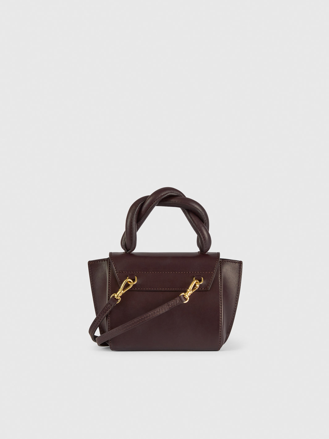 Montalbano Walnut Leather/Nappa Mini handbag