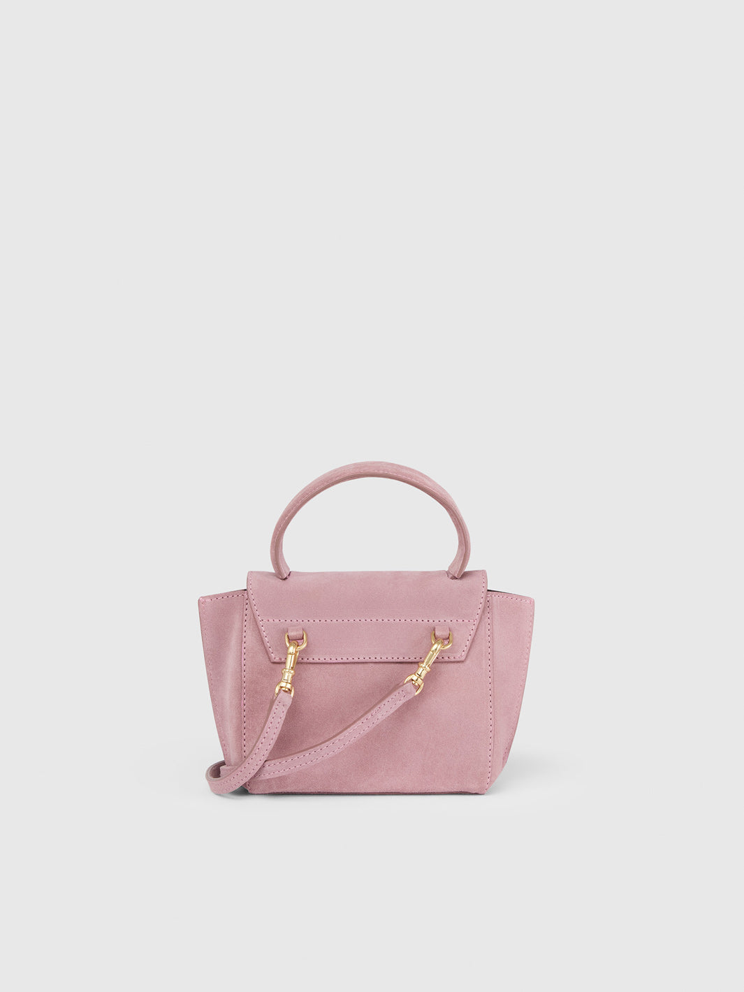 Montalcino Ametista Suede Mini handbag