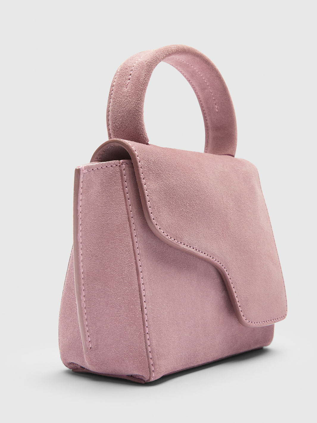 Montalcino Ametista Suede Mini handbag