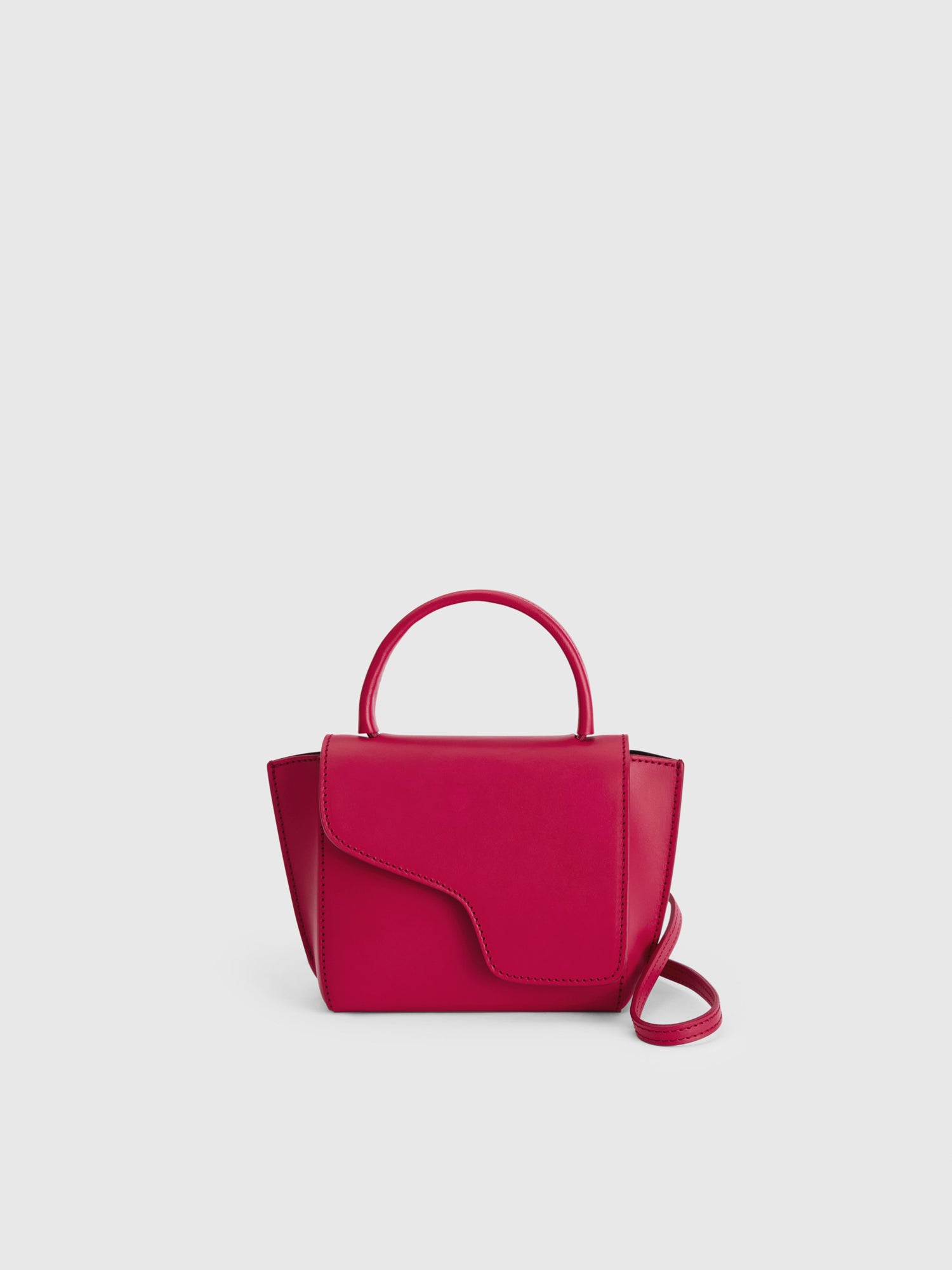 Montalcino Geranio Leather Mini handbag
