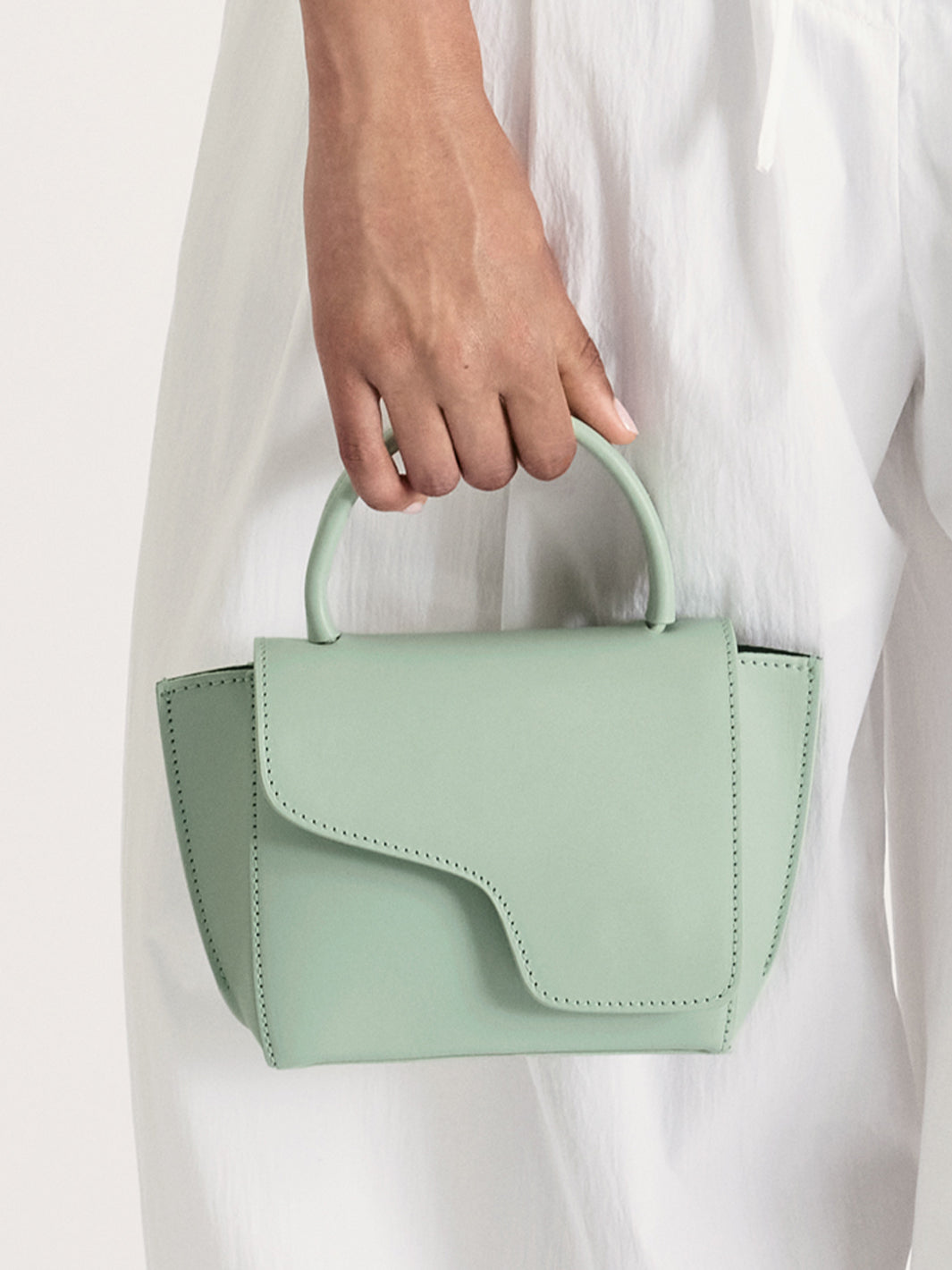 Montalcino Lattementa Leather Mini handbag