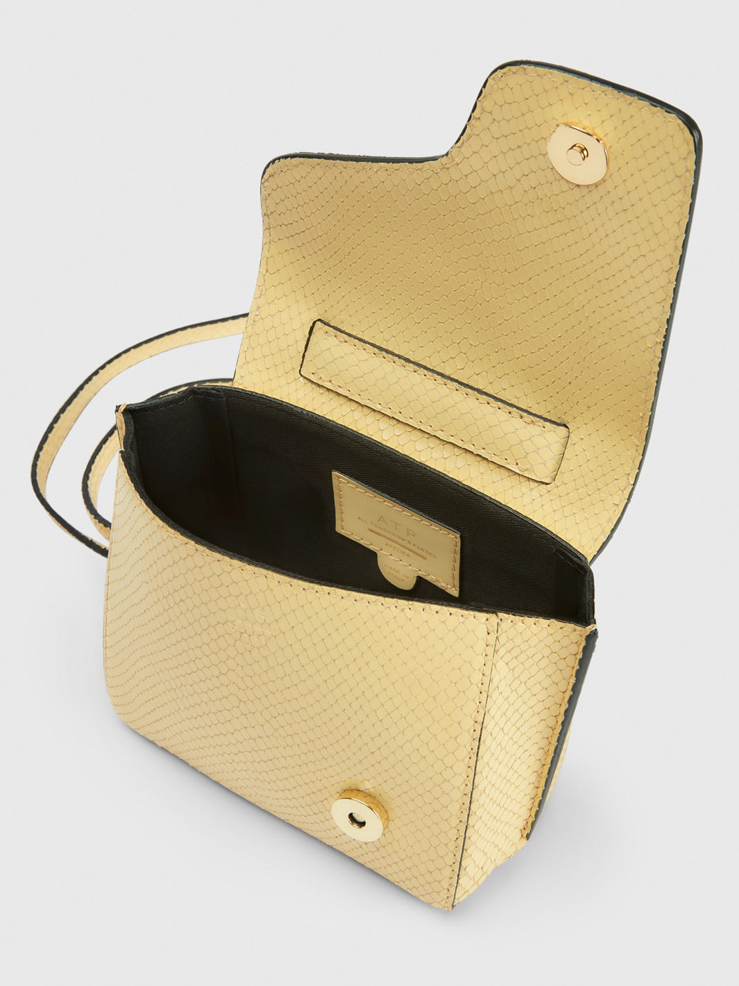 Montalcino Lemonade Printed Snake Mini handbag