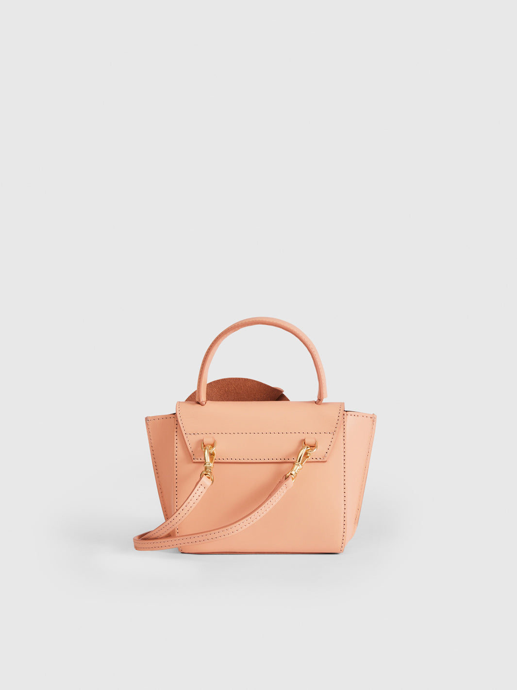 Montalcino Rose Magnolia Leather Mini handbag