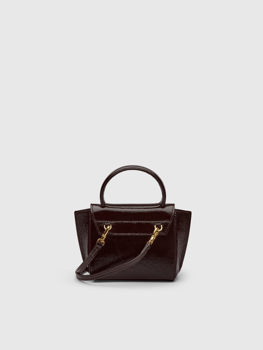 Montalcino Walnut Naplak Leather Mini handbag