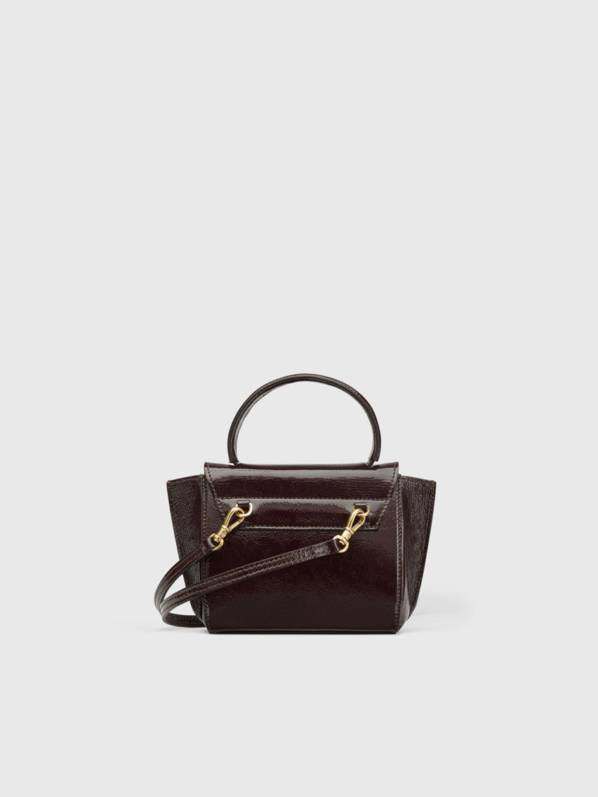 Montalcino Walnut Naplak Leather Mini handbag