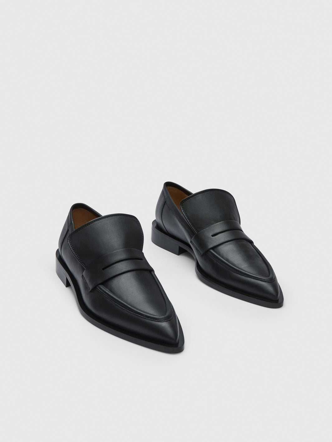 Montazzoli Black Nappa Loafers | ATP Atelier | Official Site