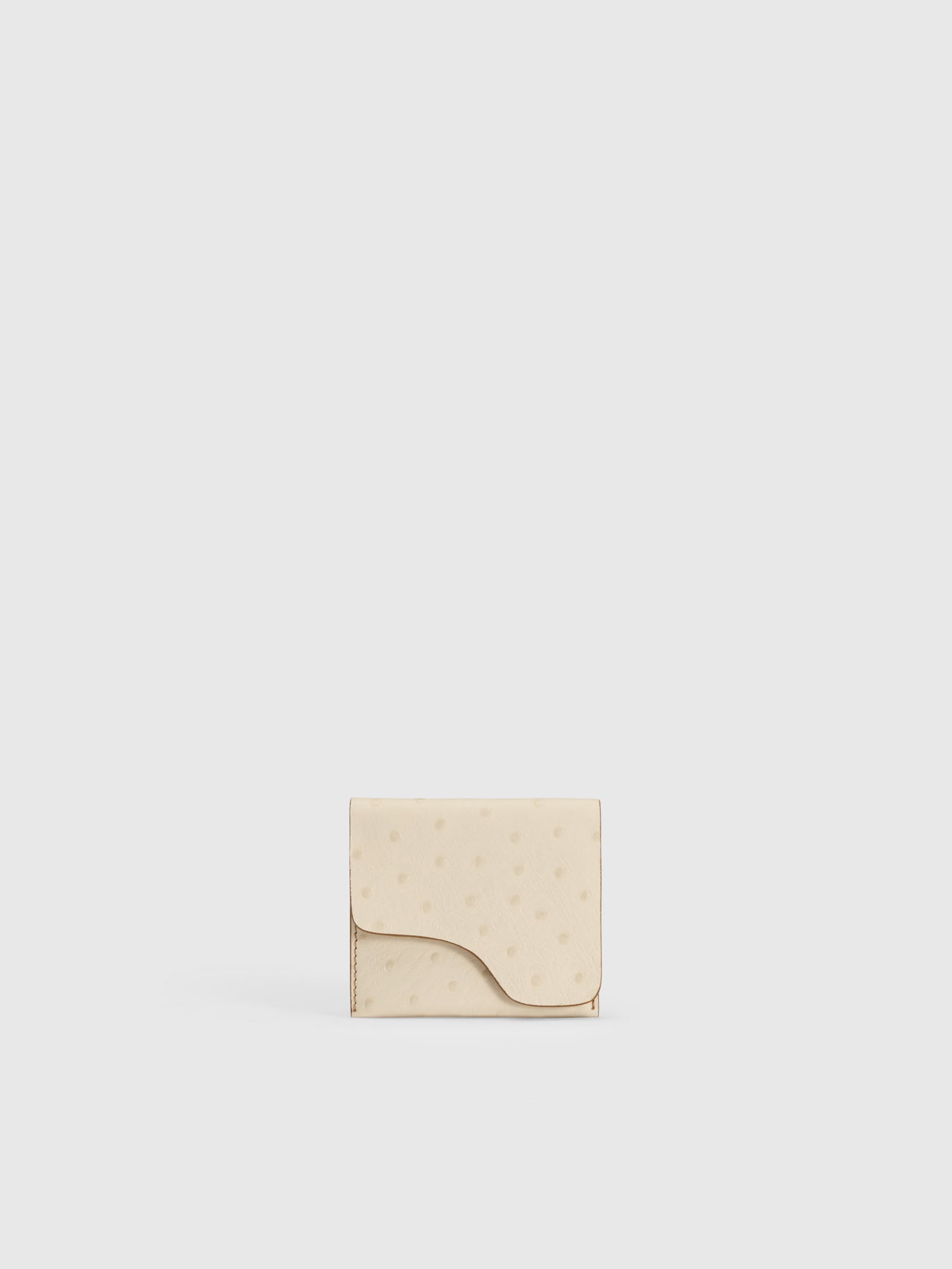 Olba Linen Printed Ostrich Wallet