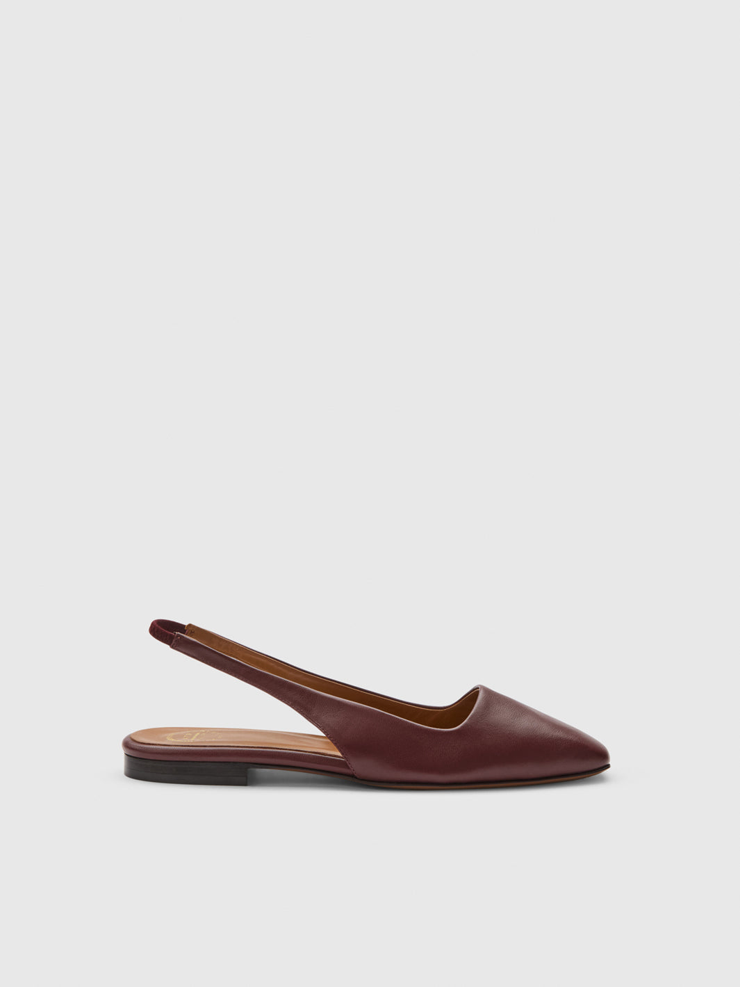 Plesio Grumello Nappa Flat Slingbacks