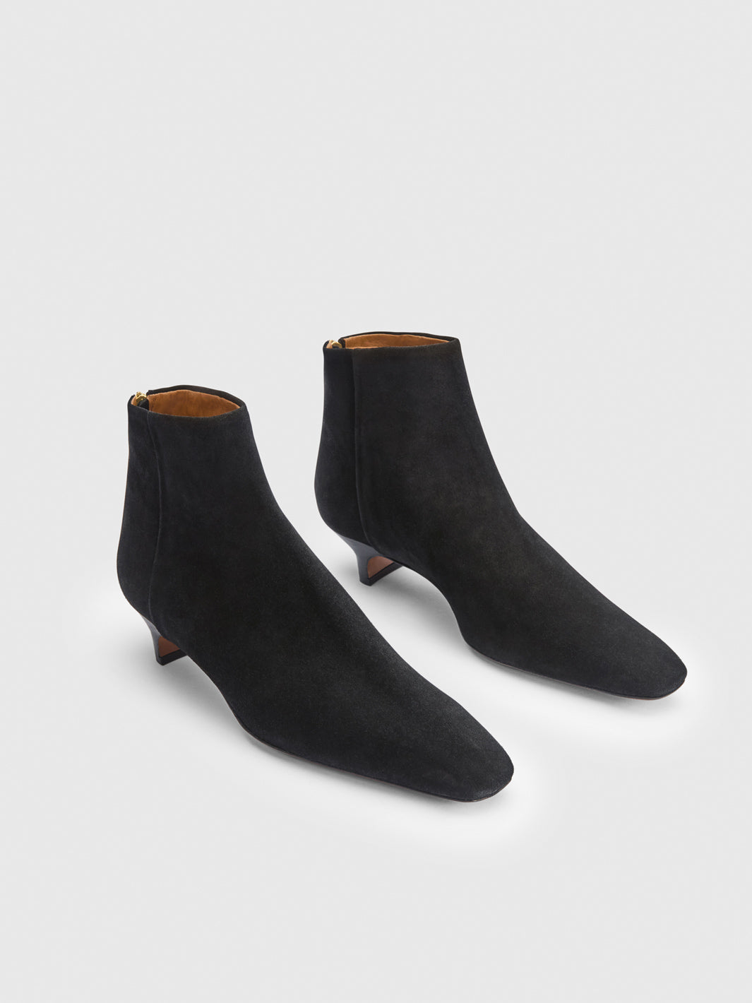 Polverelli Black Suede Ankle boots