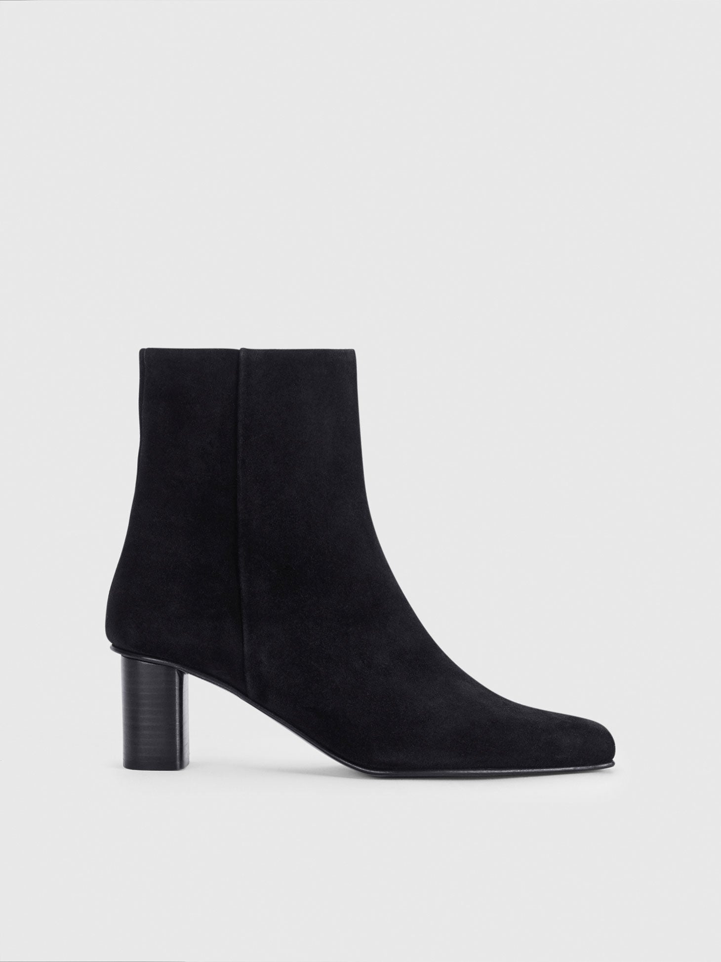 Praia Black Suede Ankle boots