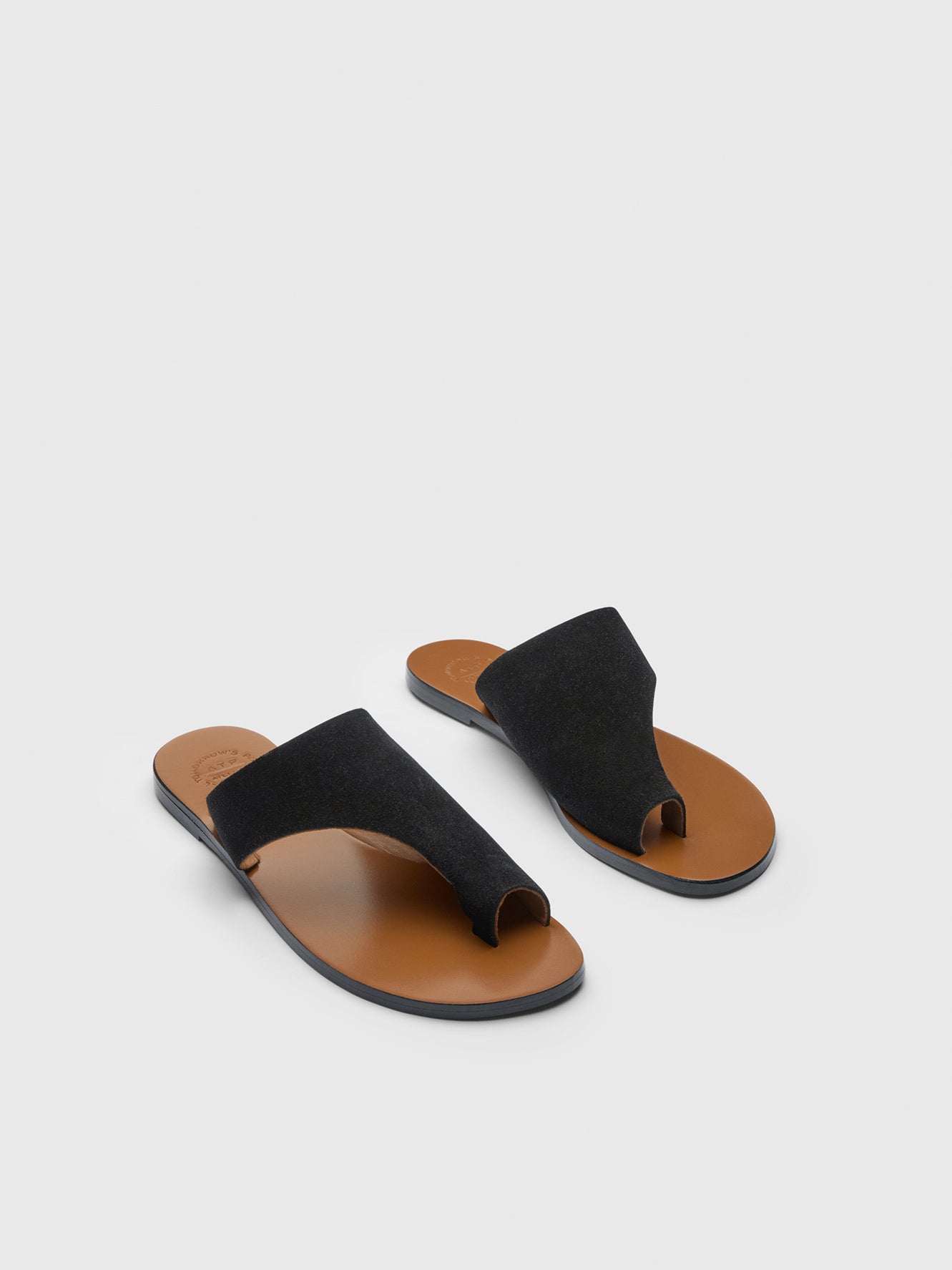 Rosa Black Suede Cutout sandals