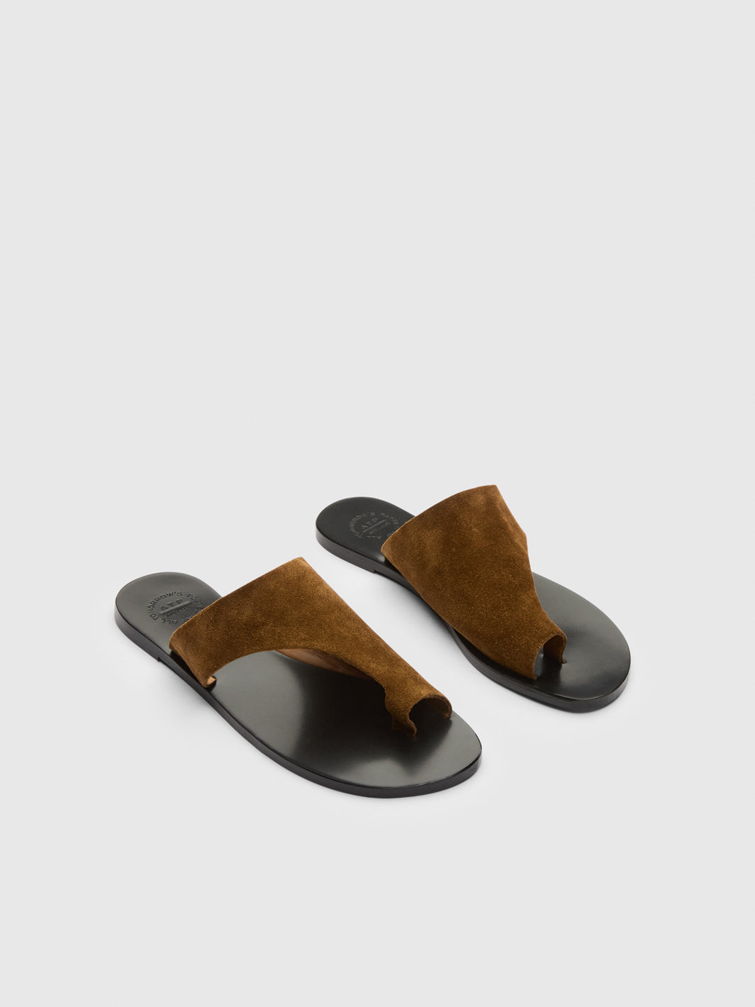 Rosa Cannella Suede Cutout sandals ATP Atelier