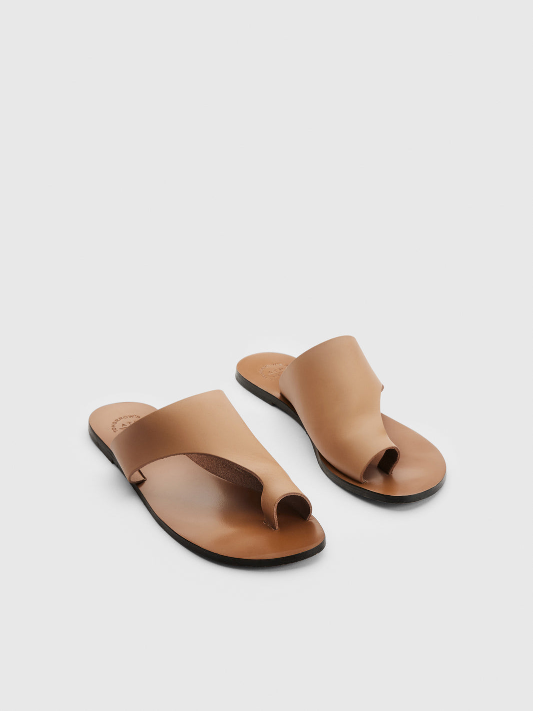 Rosa Nocciola Leather Cutout sandals