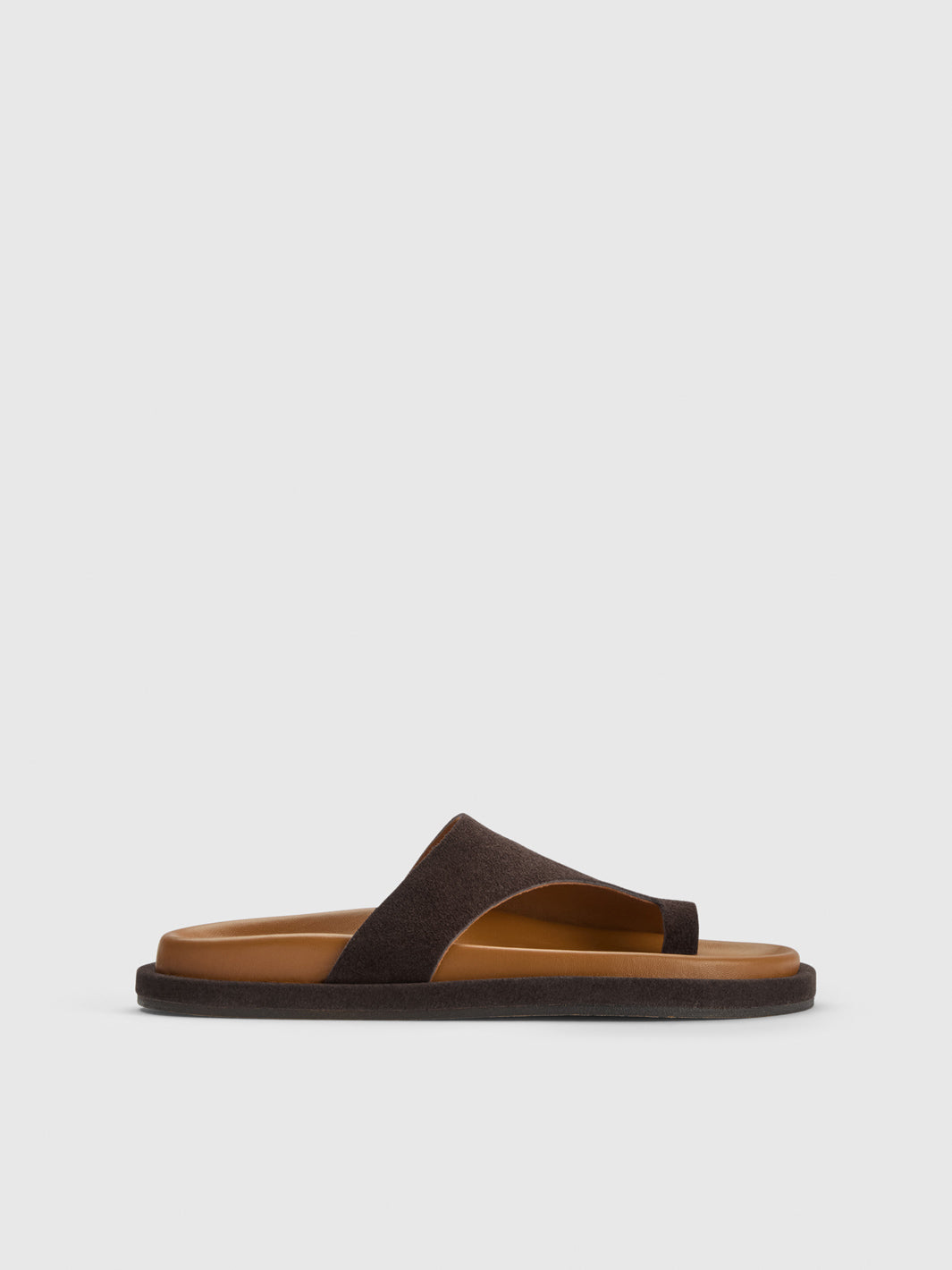Rosanna Walnut Suede Comfy sandals