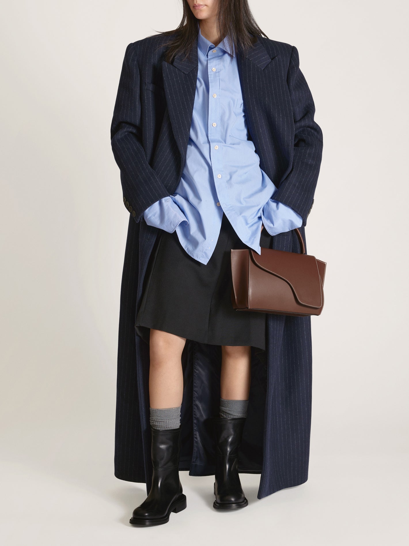 Sirone Black Leather Boots