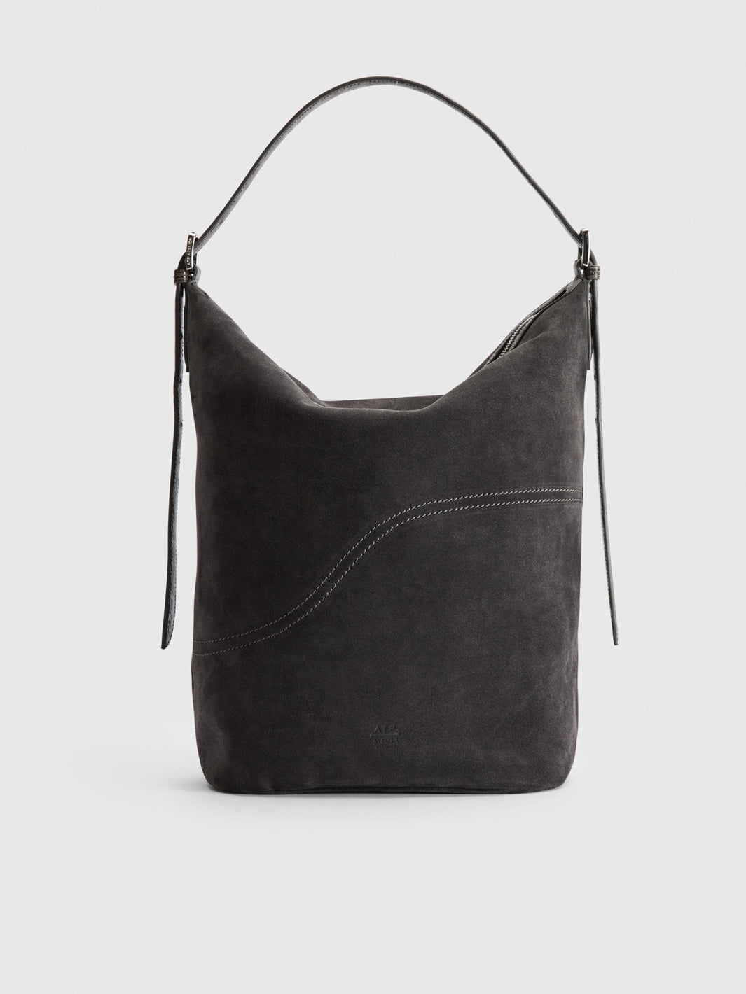 Tolve Peltro Suede/Printed Lizard Tote bag