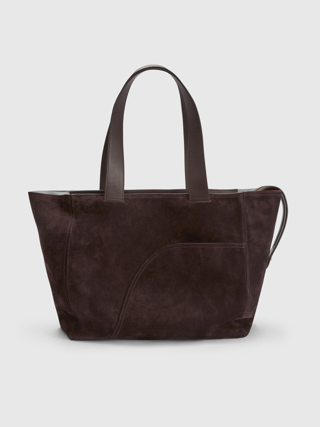 Treviso Walnut Suede/Leather Large Tote bag
