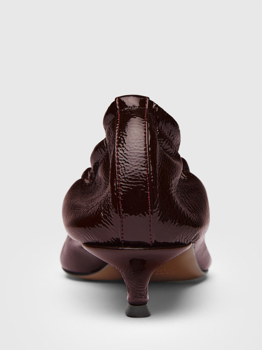 Valfurva Walnut Naplak Leather Pumps