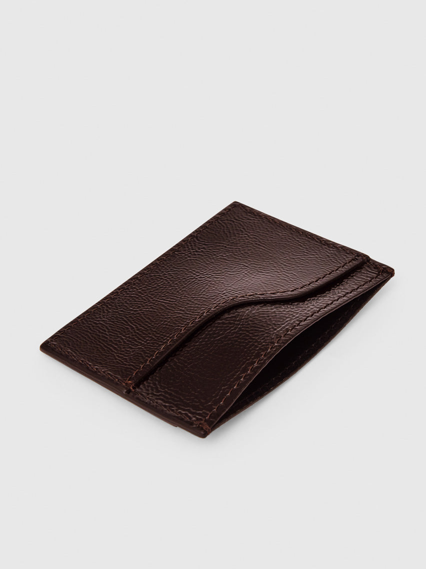 Vinci Walnut Naplak Leather Card holder