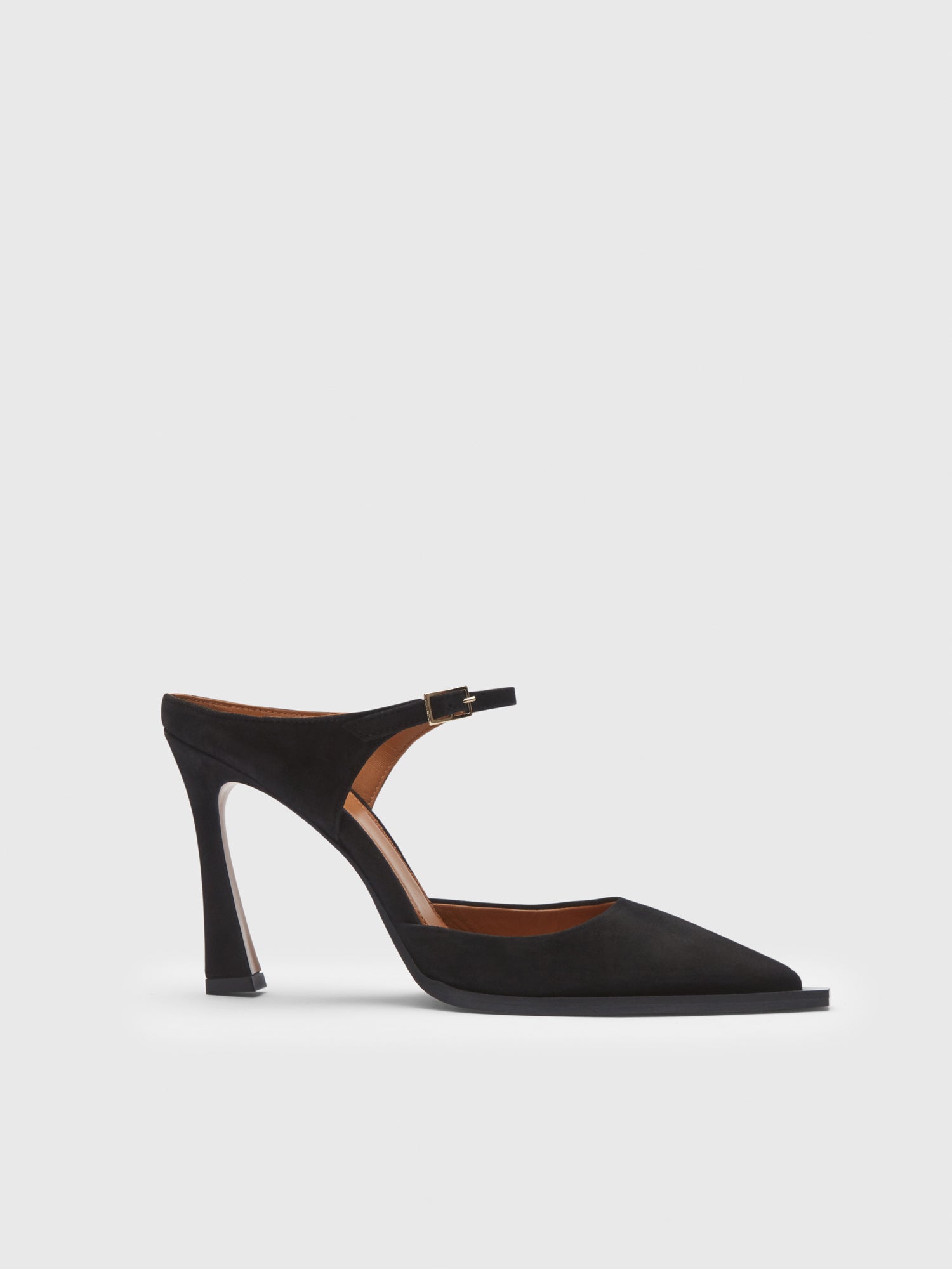 Zimella Black Suede Pumps