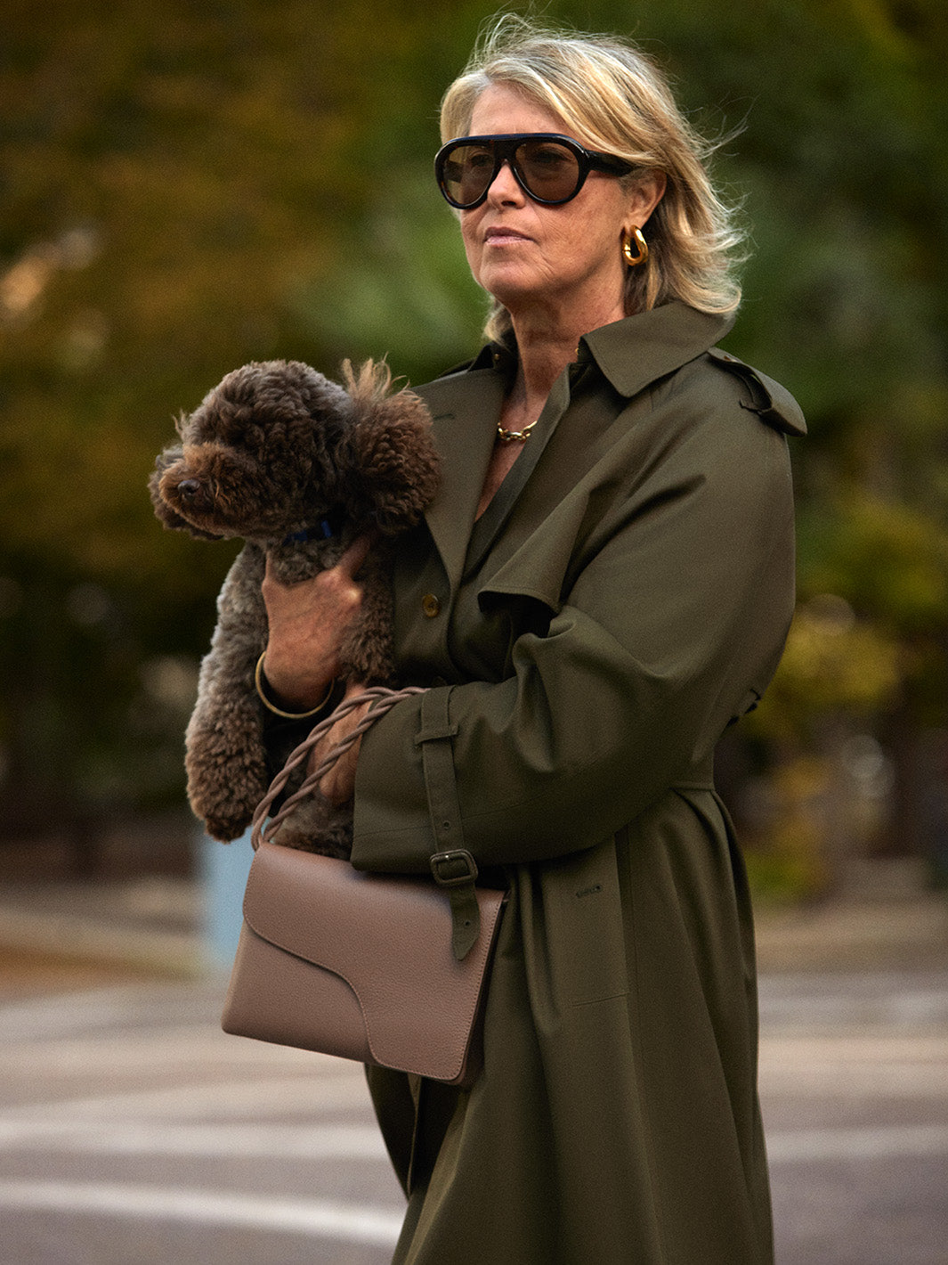 Duronia Tahini Grained Leather Mini crossbody bag