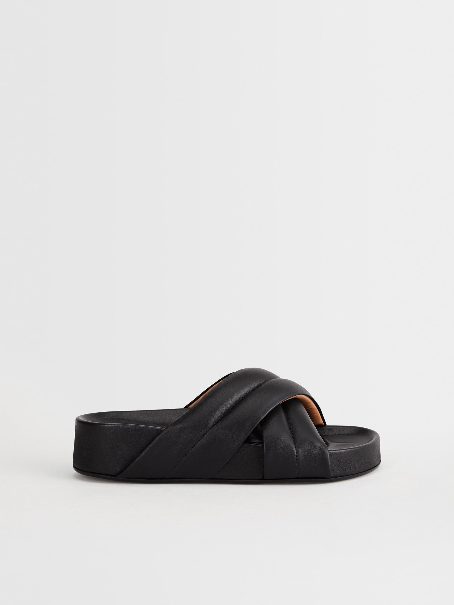 Airali Black Nappa Everyday sandals