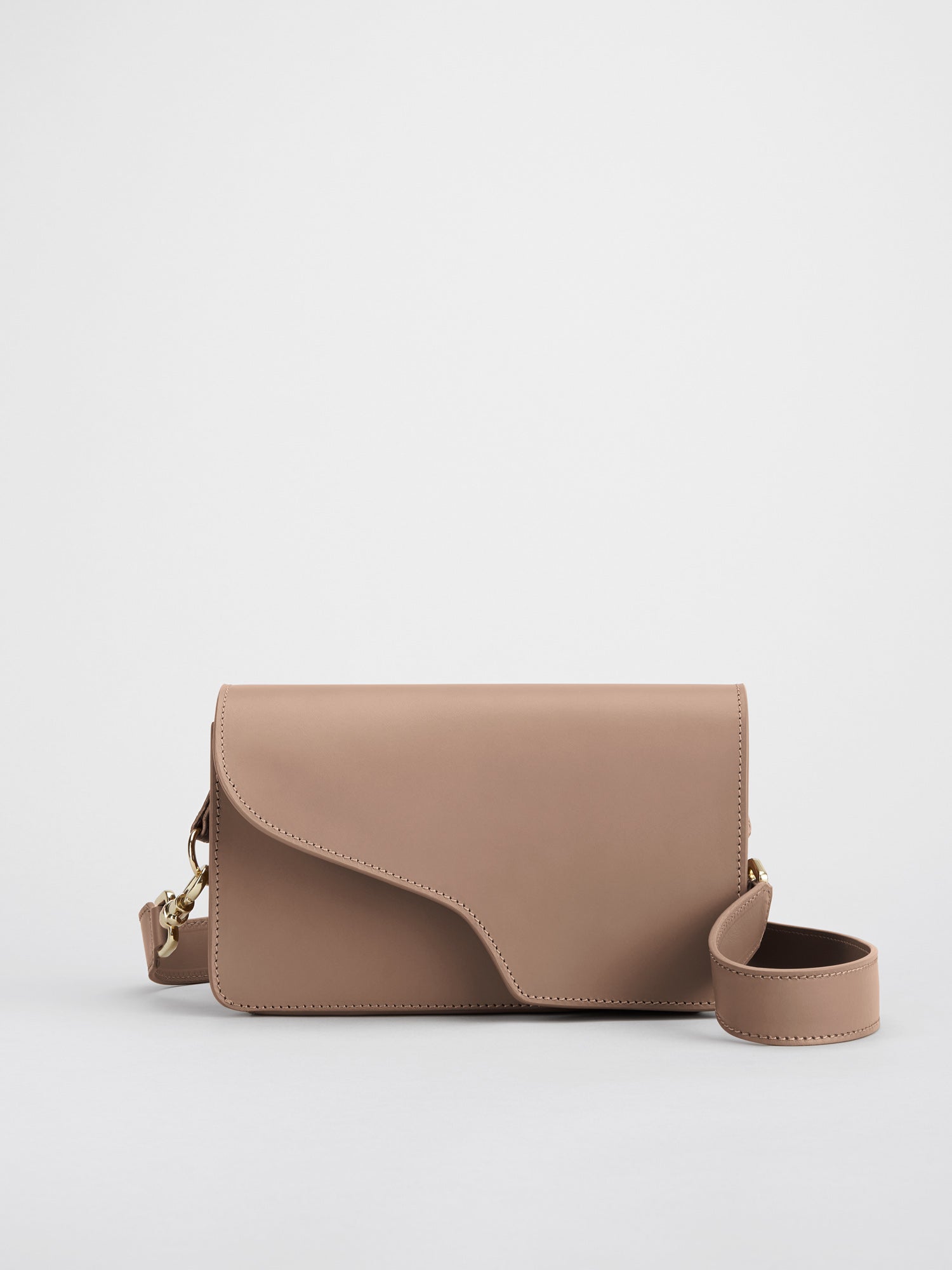 Assisi Hazelnut Leather Shoulder Bag