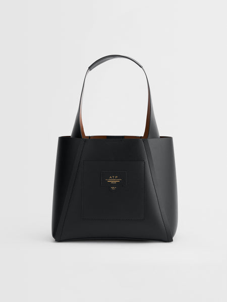 Classic Leather tote in Coffee – Nappa Society