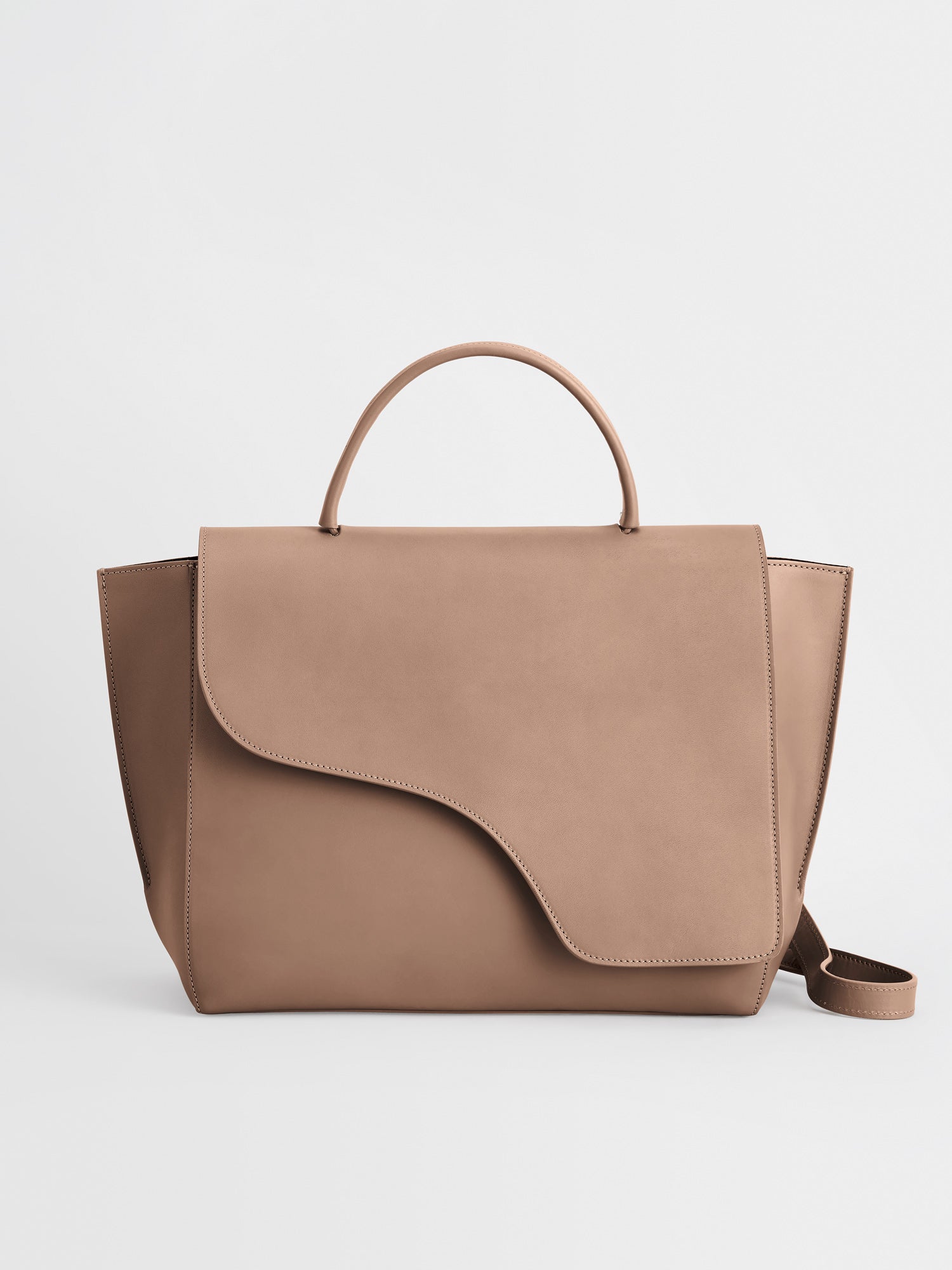 Volterra Hazelnut Leather Large handbag