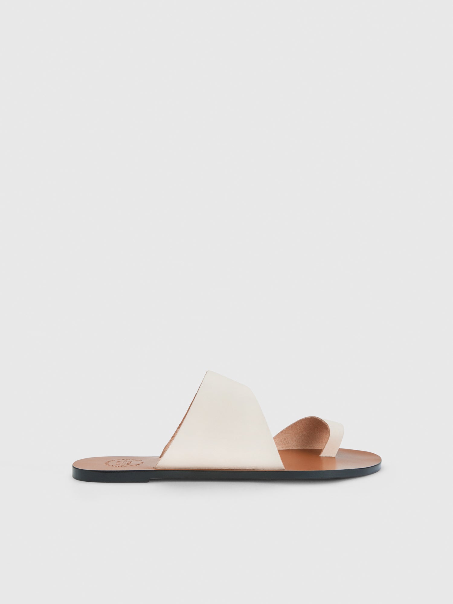 Centola linen cutout sandals